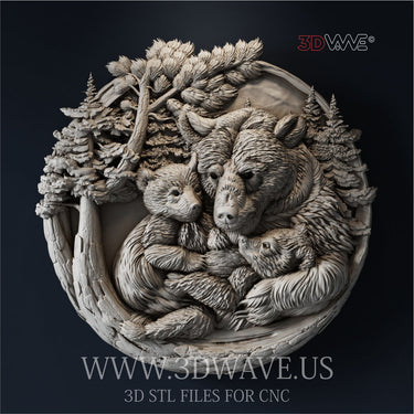 BEARS 3d stl